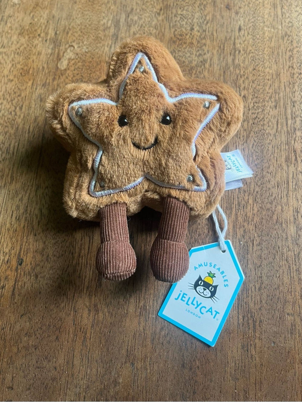 Jellycat Christmas Star Cookie NWT